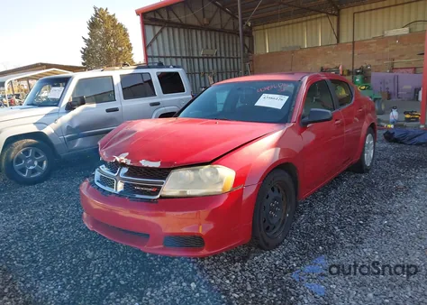 2011 Dodge Avenger Express z USA, uszkodzony, nr VIN 1B3BD4FB1BN542079